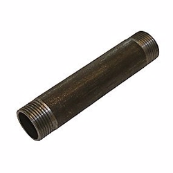 Altech sort nippelrør 1/4" 40 mm