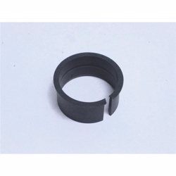MA Støttebøsning 110mm, sort, t/tyk væggede rør H= 35mm, sort