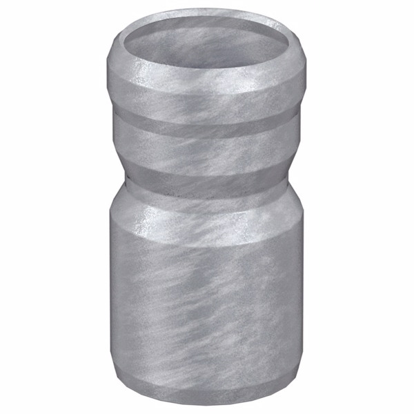 GM-X overgang til PVC Mf. 70-75 mm. Galvaniseret
