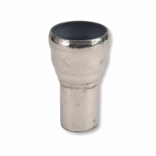 GM-X overgang til PVC Sp. 100-110 mm. Galvaniseret