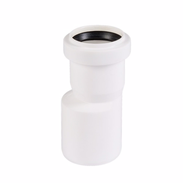 Uponor PP reduktion 50 mm /40 mm, hvid