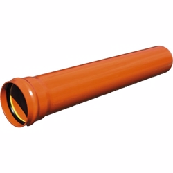Wavin PVC kloakrør 200x3000mm SN4 EN13476