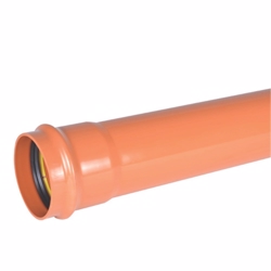 Uponor PVC kloakrør 250x3000mm SN8 EN1401