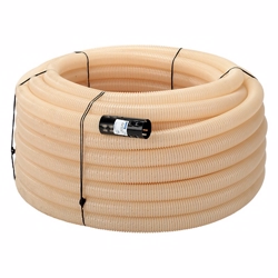 Uponor drænrør 128/113mm, 100m/rll. 1,2x6,5mm slids, hvid