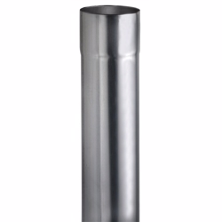 VM zink Nedløbsrør 0,7x76 mm. Længde 3 meter. Valsblank. 