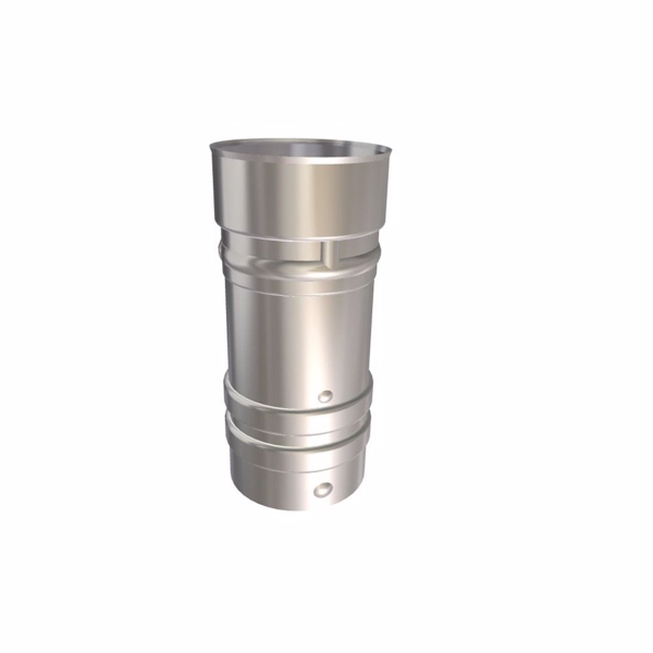 Metalbestos Omega stålforings længde 930mm, Ø130
