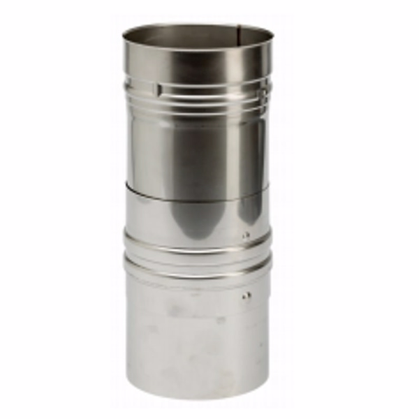 Metalbestos Omega teleskopisk længde 100mm 4"