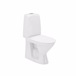 Ifö Spira toilet 6260 limning hvid med lukket S-lås til limning