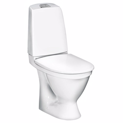 Gustavsberg Nautic Toilet 1510 Ceramicplus. Skjult P-lås. Hygienic Flush