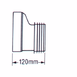 Combi Kloset-tilslutning Udv.97-100 mm Excentrisk
