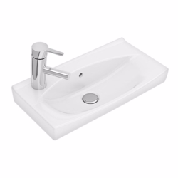 Ifö Spira håndvask 515 x 285 mm. Hanehul venstre