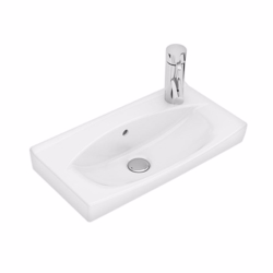 Ifö Spira håndvask 515 x 285 mm. Hanehul højre