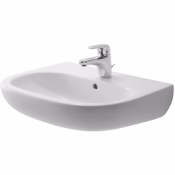 Duravit D-Code håndvask 55x43 cm med hanehul