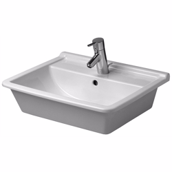 Duravit Starck 3 håndvask, 560x460 mm, indbygning