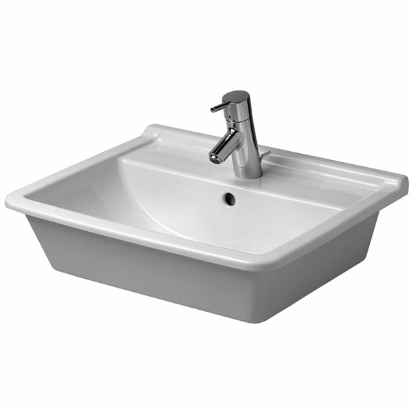 Duravit Starck 3 håndvask, 560x460 mm, indbygning