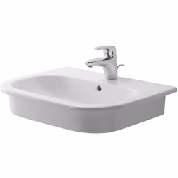 Duravit D-code håndvask, 545x435 mm, nedfældning