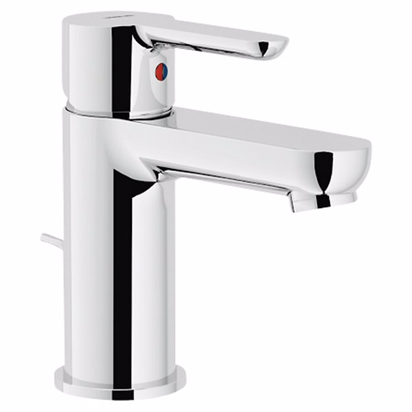Alterna Image Håndvaskarmatur med bundventil krom, 1-greb, flexslange. 3/8