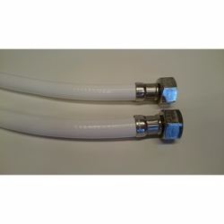 Altech Neoperl tilslutningsslange, PVC, 500 mm, 1/2" x 1/2", hvid